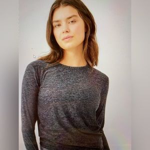 Outdoor Voices CloudKnkt Longsleeve in Charcoal